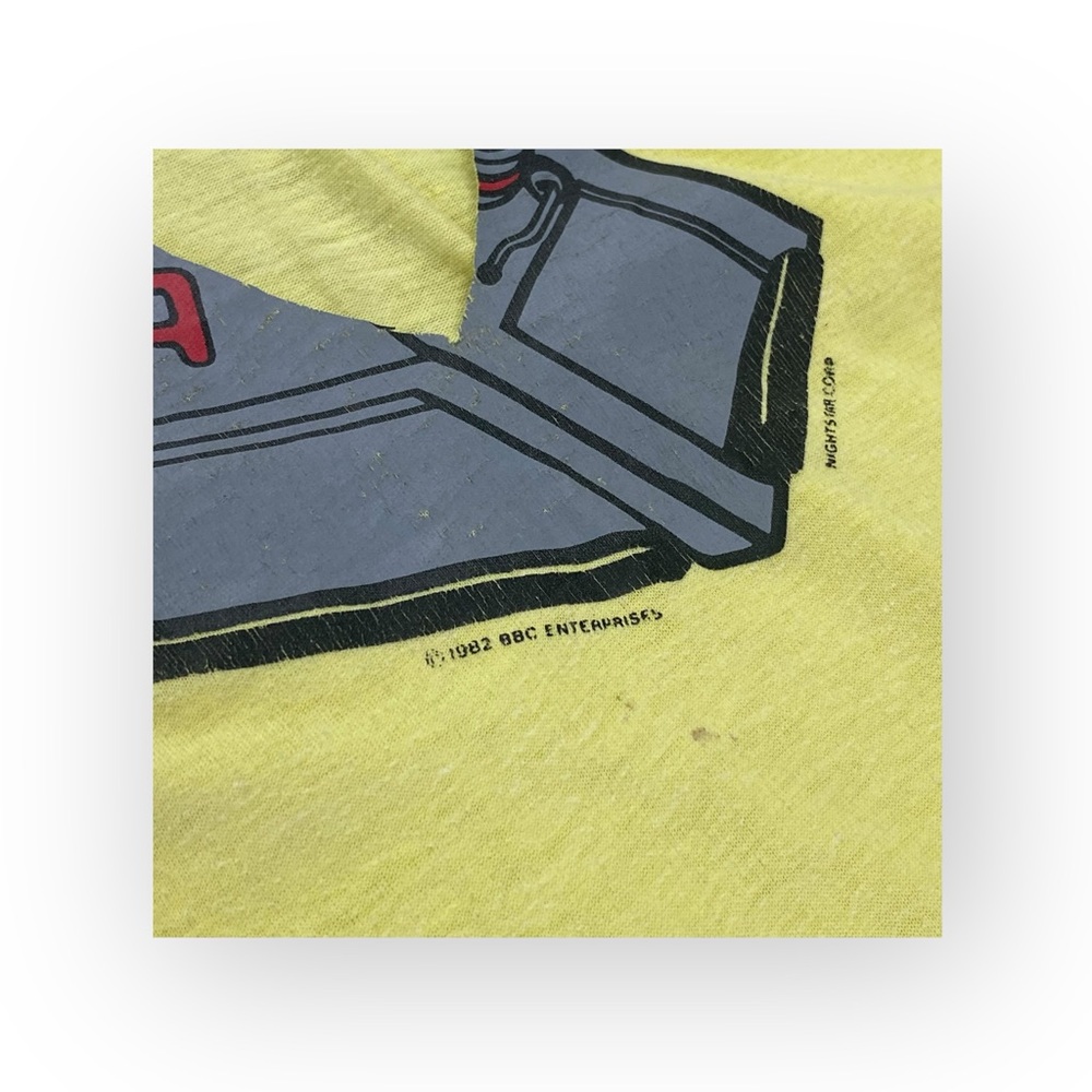 Vintage Upcycled: eve✶lynn ✶ Lori Robot 1982 Tee ✶ Sequin Embellish Whip Stitch - Picture 12 of 16